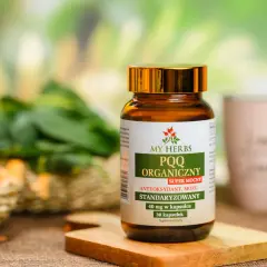 PQQ Organiczny My Herbs - suplement diety z antyoksydantem dla mózgu. Dowiedz się, pqq co to jest i jak działa.