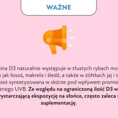 Ważna informacja: Witamina D3 na co pomaga? Znajduje się w rybach, jajach, a także powstaje dzięki słońcu.
