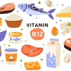 Wapń, ryby, mięso, jajka, nabiał – te produkty pomagają dostarczyć witaminę B12, kluczową dla układu nerwowego.