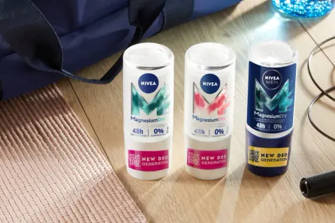 Antyperspiranty bez aluminium Nivea Magnesium Dry – ochrona 48h dla aktywnych. Idealne po treningu.