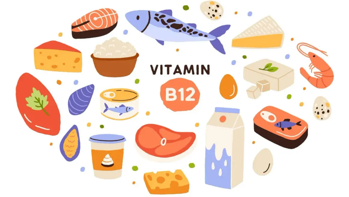 Wapń, ryby, mięso, jajka, nabiał – te produkty pomagają dostarczyć witaminę B12, kluczową dla układu nerwowego.